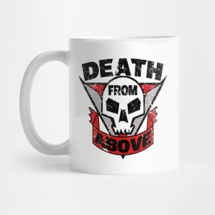 Starship Troopers Death From Above Distressed Mug